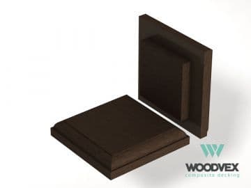 Крышка столба ограждения Woodvex Select, ВЕНГЕ — ограждения и заборы из МПК, ЭКОДЭК
