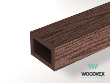 Балясина ограждения Woodvex Select 60х40х2250 мм, ТЕМНО-КОРИЧНЕВЫЙ — ограждение из МПК, ЭКОДЭК, Центральный ФО