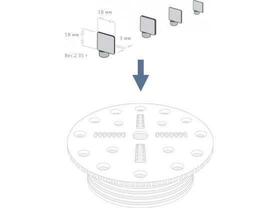 Фиксатор для плитки Level Fix — террасная доска из ПНД (ДПК), МультиПласт / MultiDeck