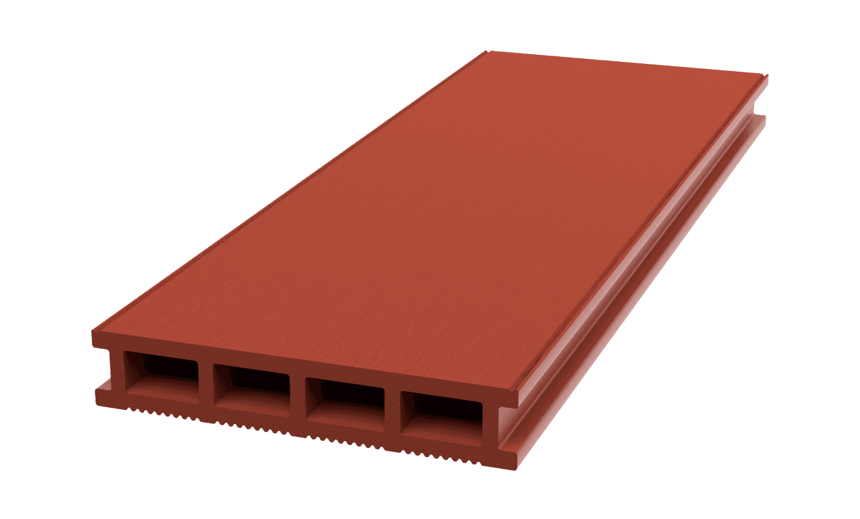 Terrasnaa doska terrakot pustotelaa, сторона 2 — террасная доска из ПНД (ДПК), VivoDeck