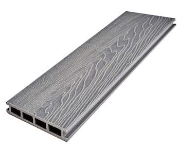 Доска террасная МПК STRADA MAX Вельвет (25х140мм) Серый — террасная доска из МПК, ДПК Технологии / Dortmax, Московская область