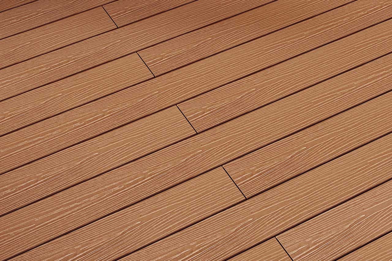 ТР Ультра / TR Ultra цвет тик — террасная доска из ПНД (ДПК), Террасные решения / Terradeck, Москва
