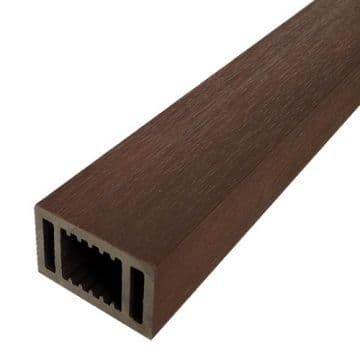 Перила ограждения нижние Woodvex Co-Extrusion 100х50х3000 мм, ПАЛИСАНДР — ограждение из МПК, ЭКОДЭК, Центральный ФО