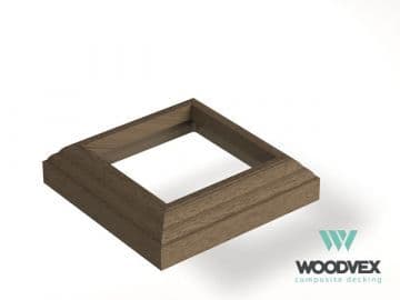 Юбка столба ограждения Woodvex Select, КОФЕ — ограждение из МПК, ЭКОДЭК, Центральный ФО