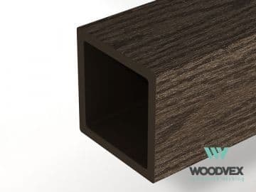 Столб ограждения Woodvex Select 100х100х3000 мм, ВЕНГЕ — ограждение из МПК, ЭКОДЭК, Центральный ФО