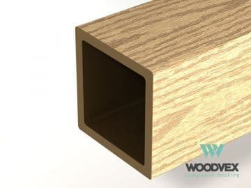 Столб ограждения Woodvex Select 100х100х3000 мм, ВУД — ограждение из МПК, ЭКОДЭК, Центральный ФО