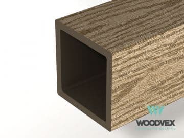 Столб ограждения Woodvex Select 100х100х3000 мм, КОФЕ — ограждение из МПК, ЭКОДЭК, Центральный ФО
