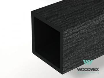 Столб ограждения Woodvex Select 100х100х3000 мм, ГРАФИТ — ограждение из МПК, ЭКОДЭК, Центральный ФО