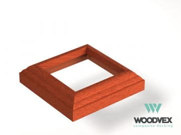 Юбка столба ограждения Woodvex Select, ТЕРРАКОТА — ограждение из МПК, ЭКОДЭК, Центральный ФО