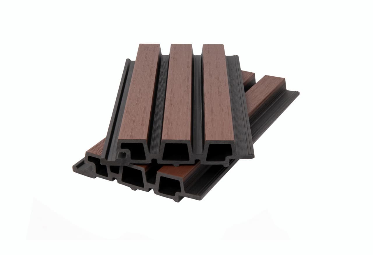 POLYWOOD™ фасадная панель брусковая, двухцветная 3D, co-extrusion — изделие из композита из ПНД (ДПК), Polywood, Московская область
