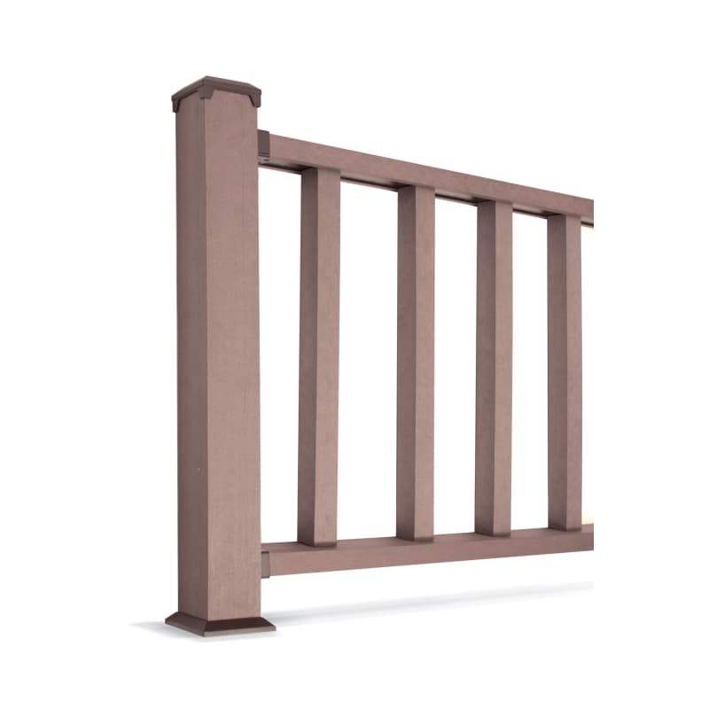 Комплект ограждений из ДПК UnoDeck Portico 1100х1026(h) мм — ограждение из ПНД (ДПК), Русдекинг / UnoDeck, Нижегородская область